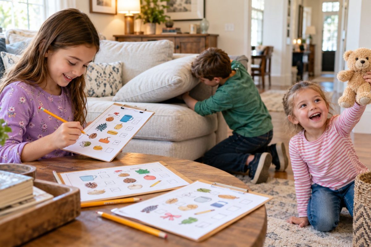 Indoor Scavenger Hunt for Kids: Free Printable Lists for Every Age